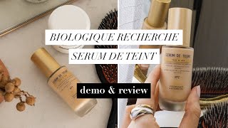 Biologique Recherche Serum De Teint  Demo amp Review [upl. by Aliemaj]