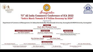 73th All India Commerce Conference  2022 Live from Dr Babasaheb Ambedkar Marathwada University [upl. by Blodgett]