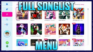 Just Dance 2022  FULL SONG LIST MENU amp Kids Mode [upl. by Imailiv]