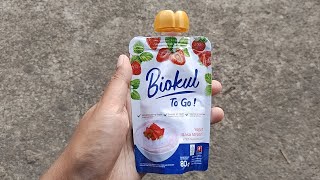 Review Produk 3003  Biokul To Go Yogurt Rasa Stroberi [upl. by Netsreik]