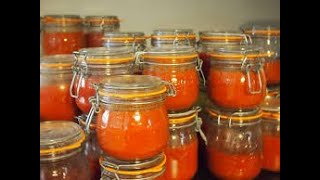 COMMENT FAIRE FACILEMENT SES CONSERVE DE TOMATE MAISON [upl. by Arundell]