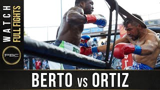 Ortiz vs Berto FULL FIGHT April 30 2016  PBC on FOX [upl. by Dyob]