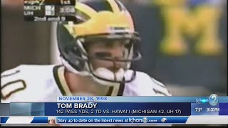 Remembering Tom Bradys big game against the Bows 20 years ago [upl. by Eadahc45]