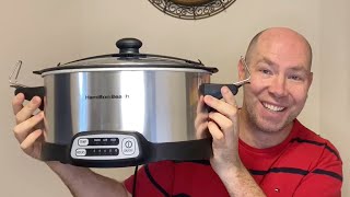 Hamilton Beach Slow Cooker Review amp Demo Travel Friendly [upl. by Docila]