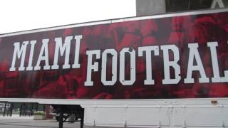 Miami RedHawks Football Equipment Truck [upl. by Naira]