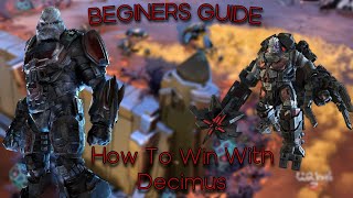 How To Win With Decimus Halo Wars 2 Beginners Guide [upl. by Gefell]