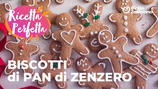 BISCOTTINI di PAN di ZENZERO  la RICETTA ORIGINALE dei GINGERBREAD😋❤️ [upl. by Natiha909]