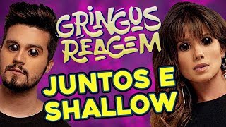 Gringos Reagem  Juntos e Shallow Now [upl. by Yelyah]