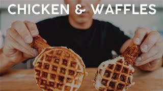 How to Make RAINBOW WAFFLES Easy Rainbow Waffle Recipe by Cupcake Addiction [upl. by Annerahs]