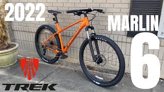 2022 Trek Marlin 6 Mountain Bike  First Look and Feature Overview [upl. by Wichman]