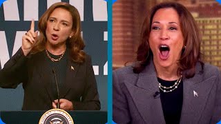 What Kamala Harris REALLY Thinks About Maya Rudolphs SNL Impression of Her [upl. by Cacka446]