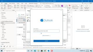 How to Add a New Email Account to Outlook  Office 365 [upl. by Tamar329]