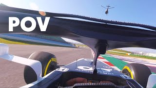 DRIVERS EYE  Onboard our AlphaTauri AT01 Formula 1 Car [upl. by Anaujahs]