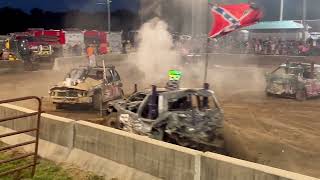 Mod compacts demolition derby Mokane Missouri 83024 [upl. by Aeriell]