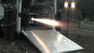 500 lbf LOXIPA Engine Test 43 second burn [upl. by Rehpotsrihc]