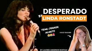 Voice Teacher Reacts to Desperado by Linda Ronstadt this one made me cry 😭 😭😭 [upl. by Griggs300]