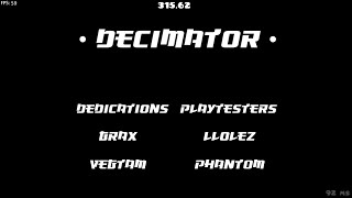 Decimator by KingEggplant987easy platformer demon [upl. by Rosario]