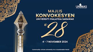 SIDANG 3  MAJLIS KONVOKESYEN UNIVERSITI MALAYSIA SARAWAK KE28 [upl. by Fabe298]