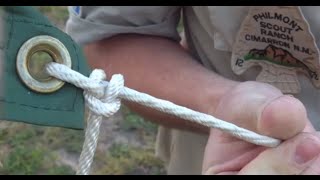 How to Tie Two Half Hitches [upl. by Eenafit256]