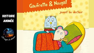 quotGaufrette et Nougat jouent au docteurquot de DJean et ZadSCollin Éditions quotUtopiquequot Livre animé [upl. by Yrtsed]