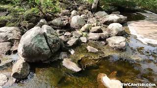 Hiking  Angleworm Trail CCW  Home Creek to the next campsite No on Angleworm Lake in the BWCA [upl. by Airla]