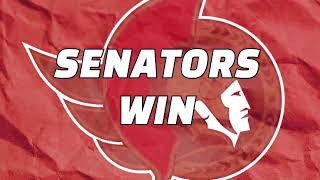 Ottawa Senators 2024 Win Horn [upl. by Tnecniv58]