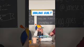 Sibling guilt siblings podcast shorts [upl. by Acinor989]