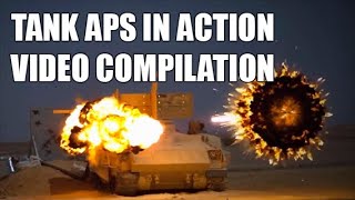 Tank active protection system APS in action compilation [upl. by Adnanref]