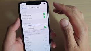 iPhone 11 Pro How to Set Volume Key to Change Ringer and Alert Sound Together [upl. by Swor3]