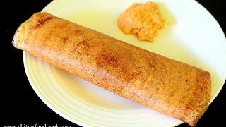 Dosa recipe  Easy Dosa batter recipeHow to make dosa batter using rice flour [upl. by Alemak201]