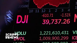 Dow tumbles fears of a recession rise as global stock markets plunge [upl. by Ynoffit]