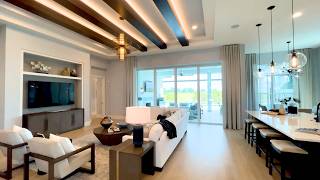 TOUR the Mayfield III by Stock Luxury Homes at Wild Blue in Lakewood Ranch FL [upl. by Burlie]