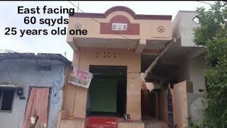 East facing60 sqyds25 years old oneHouse for saleChandrashekhar colonynizamabad [upl. by Akemehs]