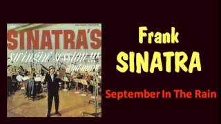 September In The Rain Frank Sinatra Lyrics [upl. by Avis]