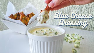 Chunky Creamy Blue Cheese Dressing How To Make All From ScratchMayonnaise RecipeMolho Blue Cheese [upl. by Noned]