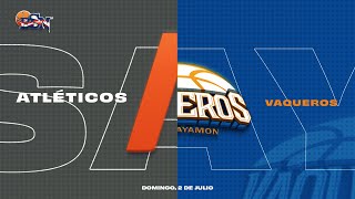 Atléticos de San Germán vs Vaqueros de Bayamón  Semifinal Juego 1 –2723  BSN 2023 [upl. by Ettenel]