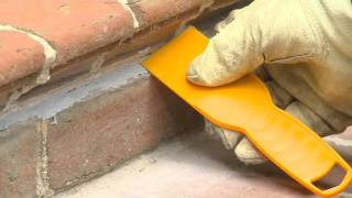 How to Repair Mortar Joints Between Bricks with QUIKRETE Mortar Joint Sealant [upl. by Aitital]