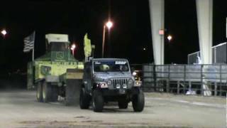 Jeep with 4BT pulling [upl. by Ahsinrad388]