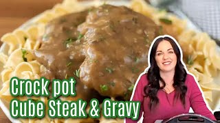 How to make Crock Pot Cubed Steak and Gravy [upl. by Aeiram]