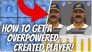 How To Build The MOST OVERPOWERED Created Player The BEST Build MLB The Show 20 Diamond Dynasty [upl. by Adekam]