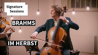 Brahms  quotIm Herbstquot Opus 104 no 5 arranged for string quartet [upl. by Harad]