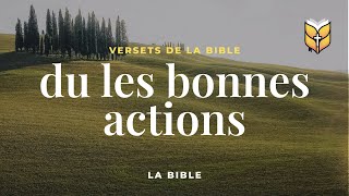 La Bible Versets de la Bible du les bonnes actions Louis Segond biblevision [upl. by Esten894]