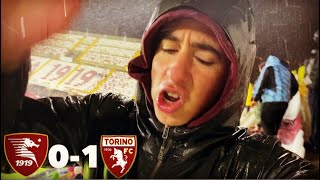 SOTTO LA GRANDINE LIVE REACTION DALLO STADIO SALERNITANATORINO 01 [upl. by Teloiv]