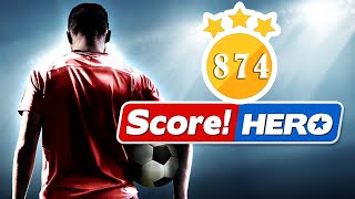 Score Hero  level 874  3 Stars  Super Hard Match [upl. by Magdaia951]