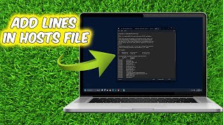 How to add lines to the windows host file  Add Lines in Hosts File [upl. by Nyrhtac]