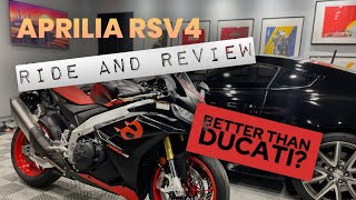 Aprilia RSV4 REVIEW and IMPRESSIONS Ducati Owner Perspective [upl. by Giverin]