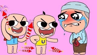 Upin Ipin Marah Minta Bunga Api [upl. by Kcirdled110]