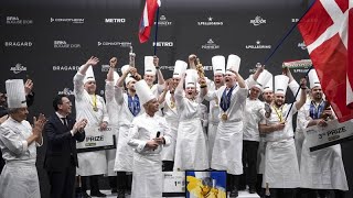 Bocuse dOr lexploit della Danimarca nella competizione di alta cucina [upl. by Weisman]