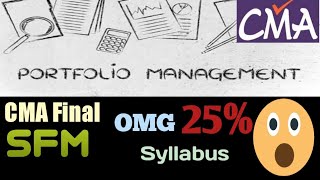 Portfolio management Part 7Minimum risk amp Zero risk Port folio SFM CACMA CS final [upl. by Aibat]