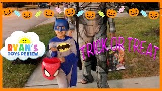 Kid Halloween Trick or Treat Candy Haul [upl. by Arnon]